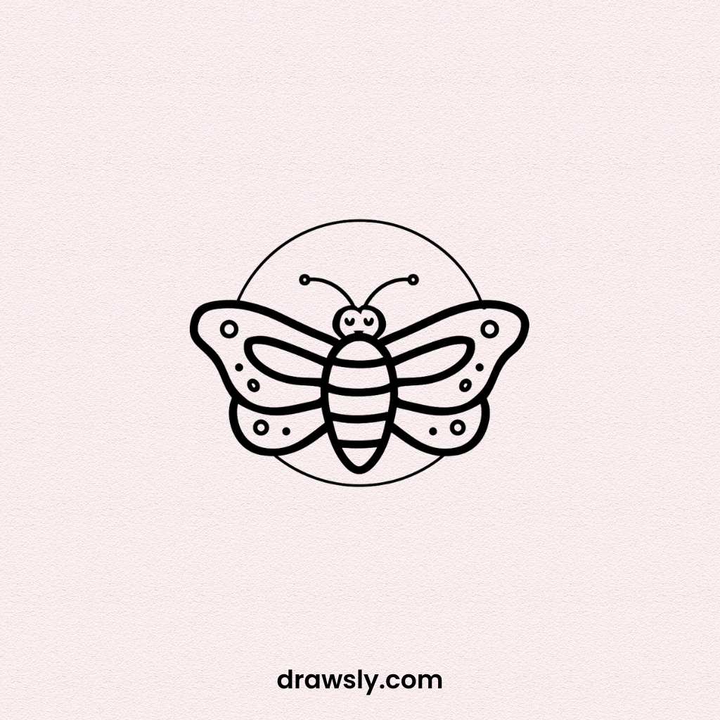 Butterfly Astronaut Drawing Idea